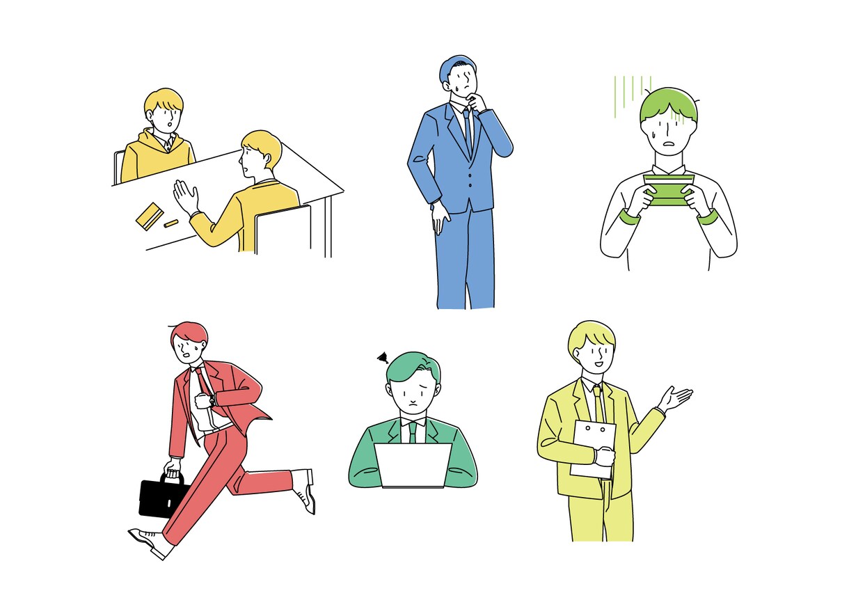 ビジネスにも！シンプルなカットイラスト描きます 商用利用◎資料に添えたり使い勝手の良いイラストです イメージ4