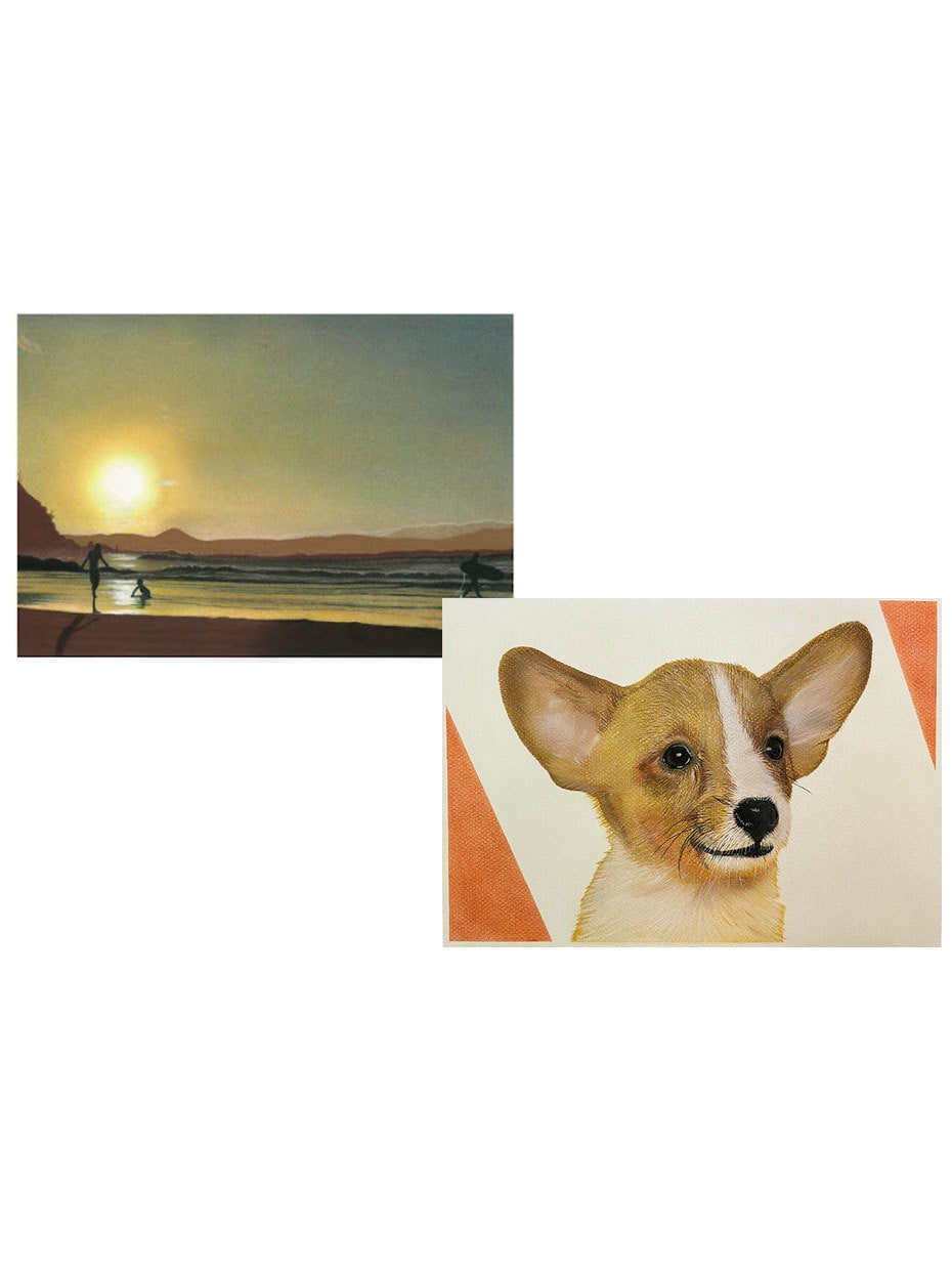 オンライン絵画教室！猫や風景画などの描き方教えます 89動画で学べるパステル画絵画教室！楽しく認知症予防！ イメージ6