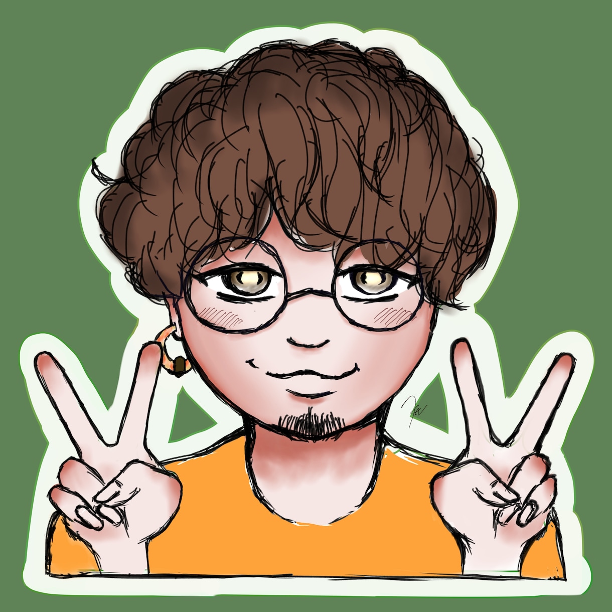 POPで可愛い似顔絵描きます SNSアイコン、個人用、プレゼントにもオススメ！ イメージ2