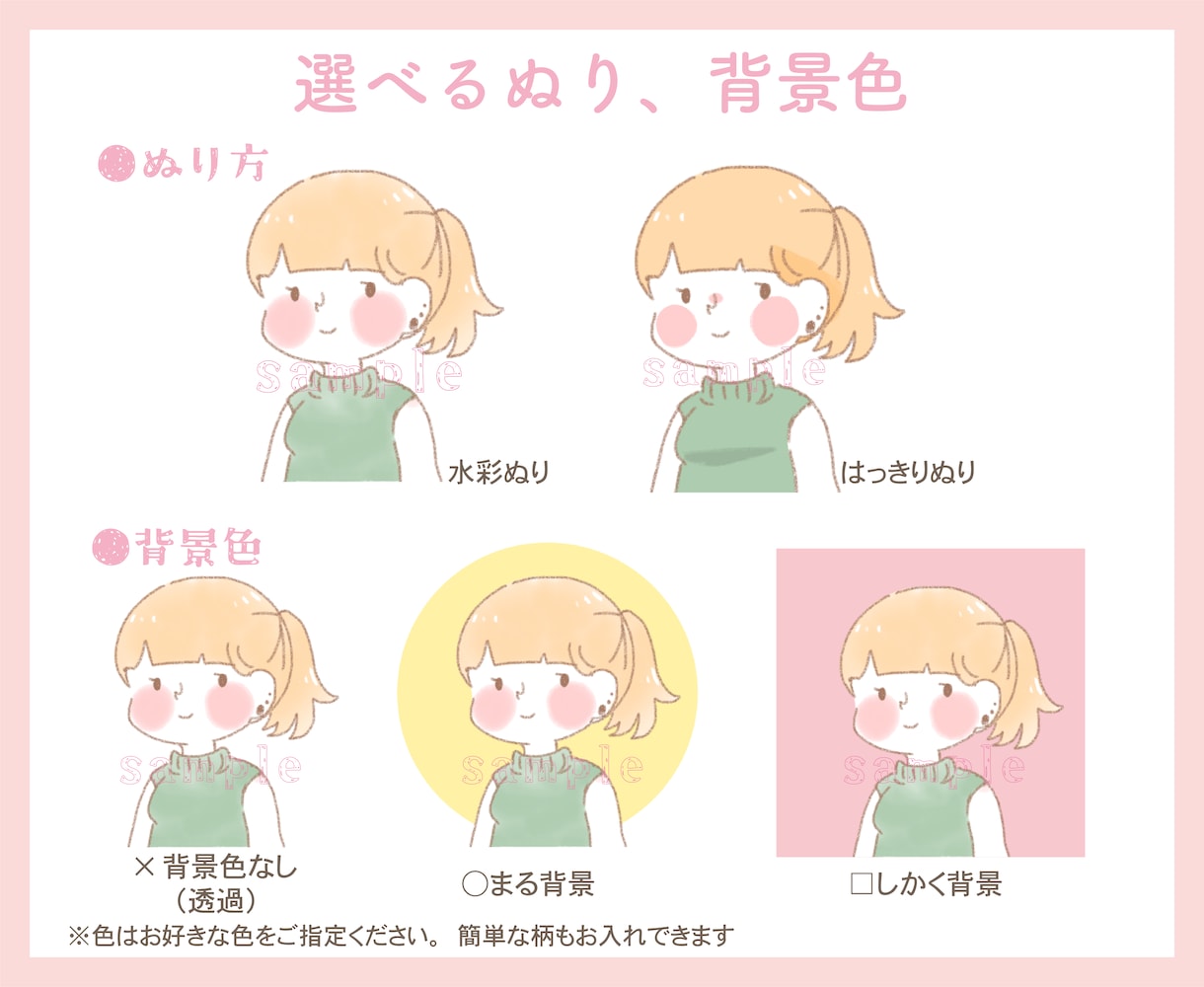 ゆるくて可愛いアイコン作ります ブログ・SNSに！商用利用可◎ イメージ3