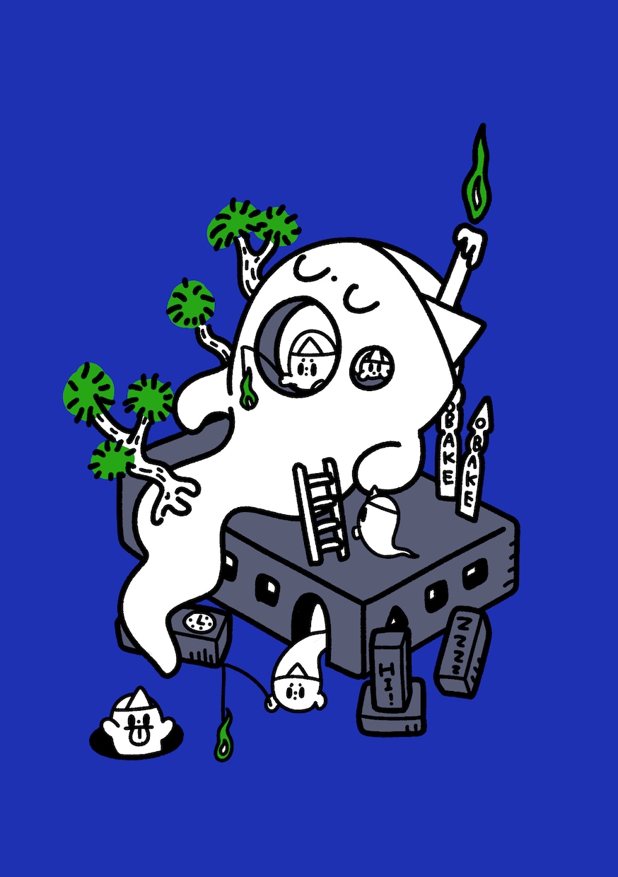 ポップでおかしなイラスト描きます ちょっぴりおかしなかわいい世界 イメージ1