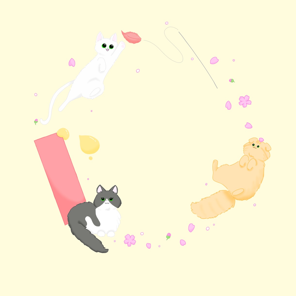 うちの子をゆるかわイラストにします ペットの特徴や好きなものをモチーフにイラストをお描きします♪ イメージ1