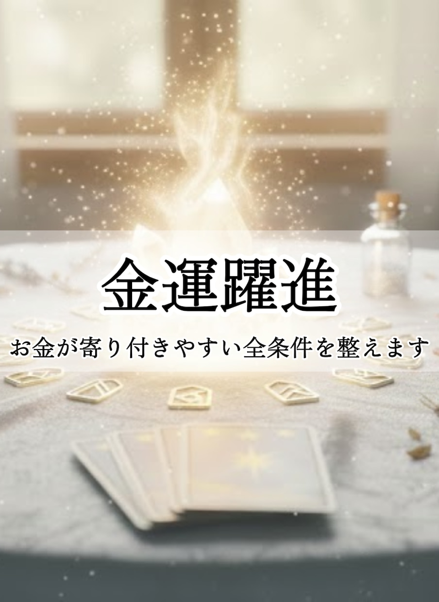 金運躍進：お金が寄り付きやすい全ての条件を整えます 宝くじ・ロト・ギャンブルに向き合う金運の流れを掴みたい方へ イメージ1