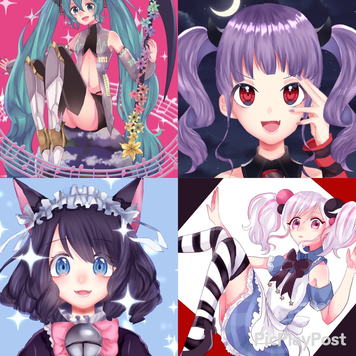 SNSなどのアイコンその他を描かせて頂きます CDジャケットやVtuberのキャラデザなども承ります イメージ4