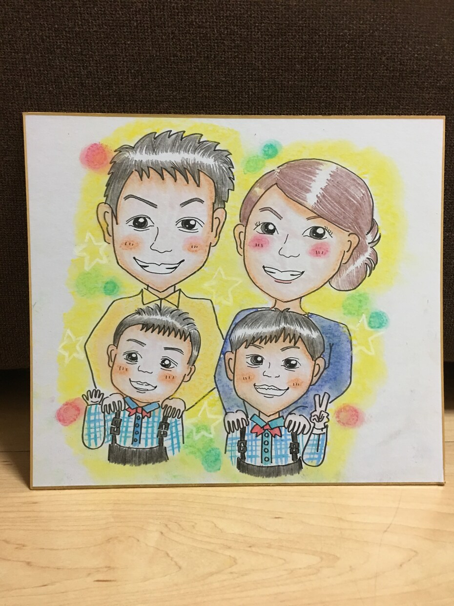 似顔絵かきます 可愛い激安似顔絵♡ペットちゃんも可愛くかきます♡ イメージ3