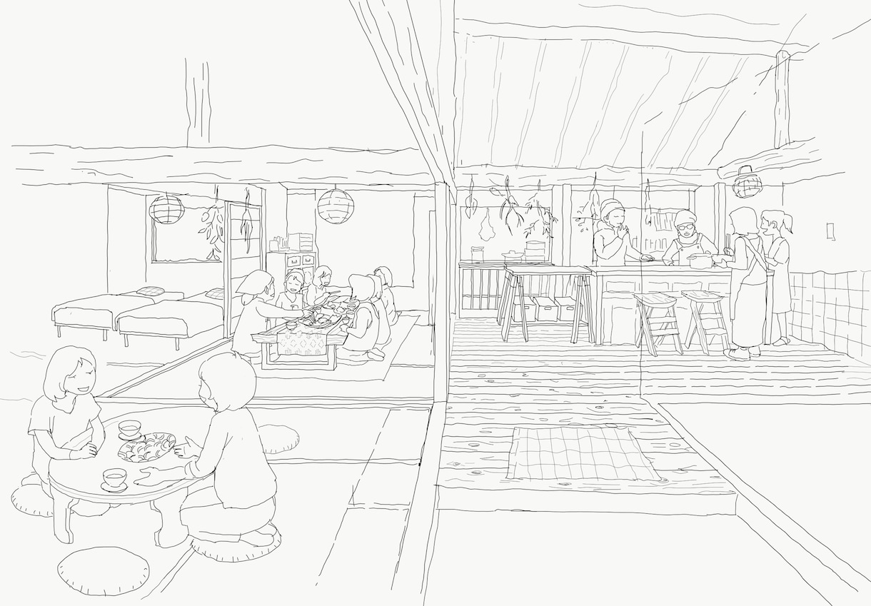 線画パース作成します 線画のみのスケッチを作成します。 イメージ5
