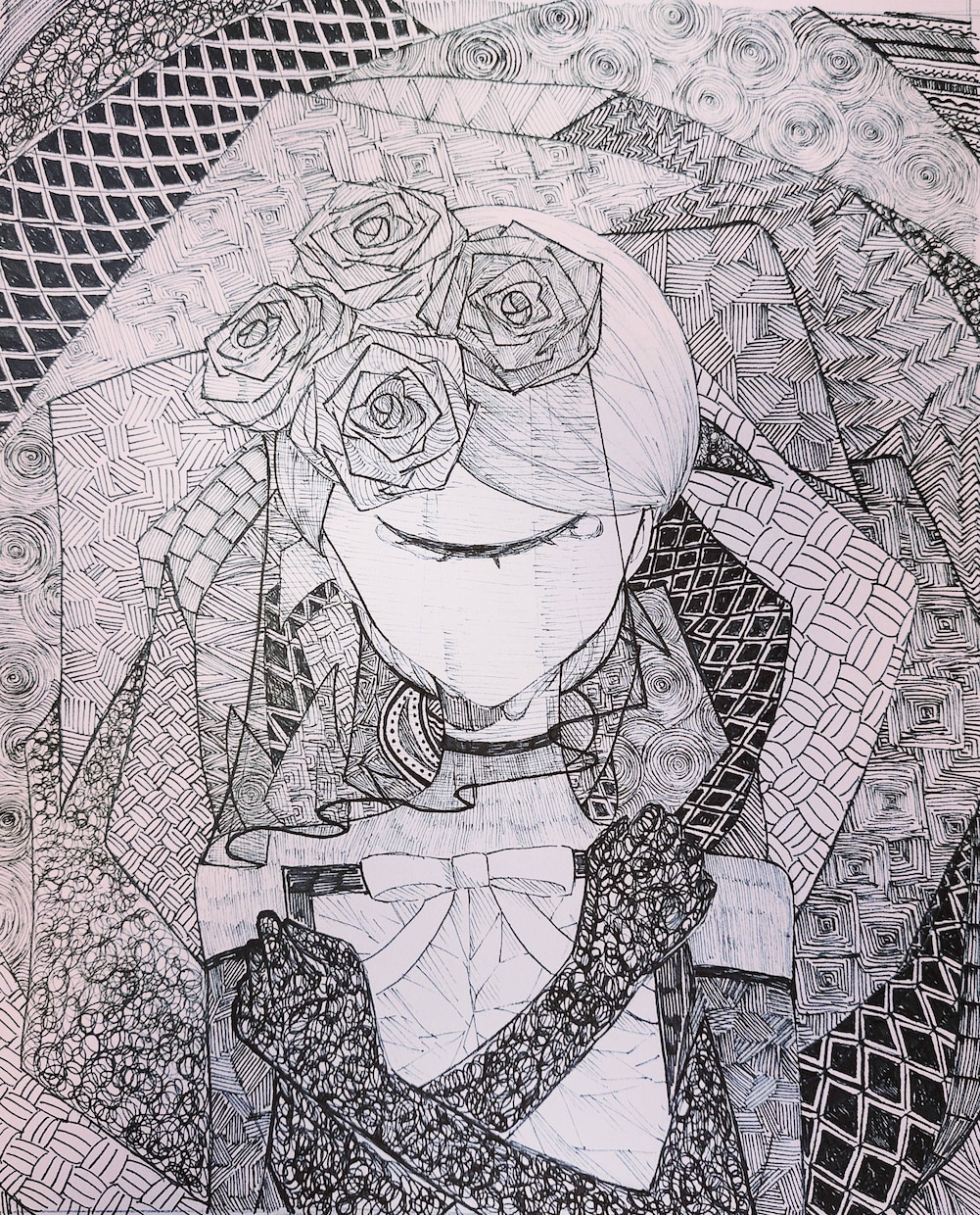 繊細なタッチのペン画を描きます 人外などの独特な世界観がお好きな方に イメージ3