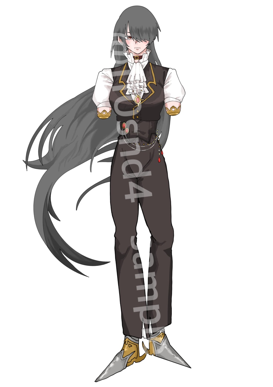 デザインからも可〇キャラクター立ち絵描きます デザインも含めて描くのも、元デザインからでも。 イメージ1