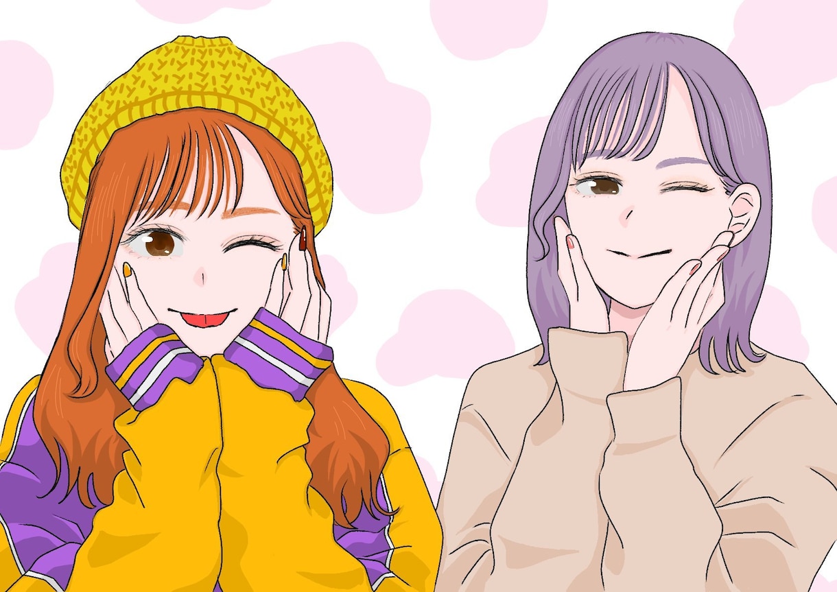 アイコンにできる！かわいい女の子イラスト描きます 丁寧で希望通りのイラストにします！細かいリクエスト◎ イメージ1