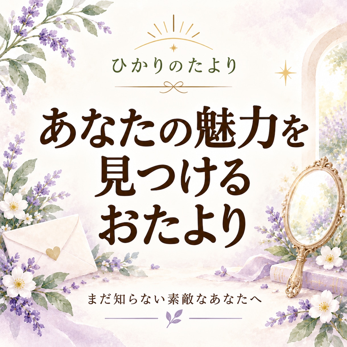 メール鑑定　あなたの魅力をカードからお届けします 気づいていない「素敵なあなた」を見つけてみませんか？ イメージ1