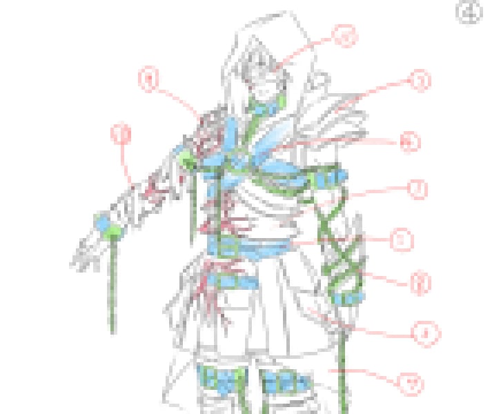 あなたがデザインしたキャラをプロ視点から添削します 現役キャラデザイナーが「魅力的なキャラを作りたい」を叶えます イメージ4