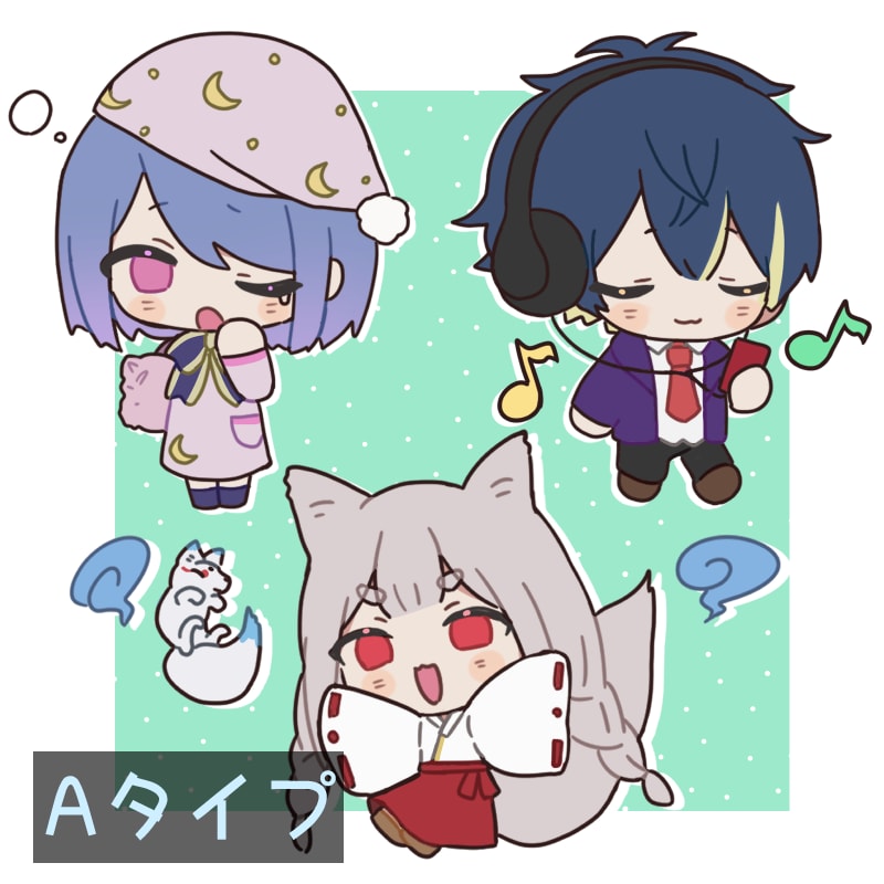 かわいいミニキャラ描きます アイコン、立ち絵、グッズなどにお使いください◎ イメージ2