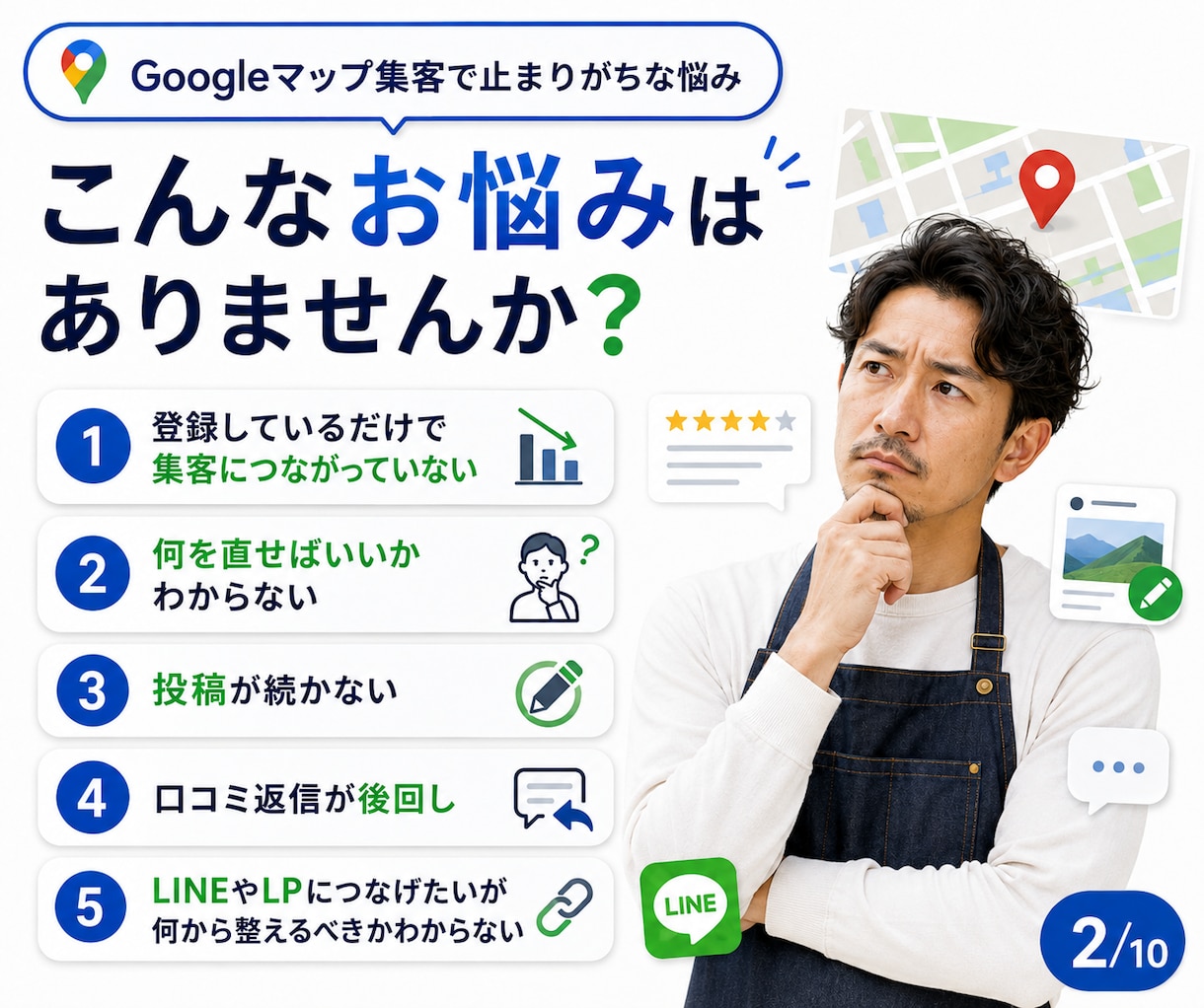 自分でできるGoogleマップ集客MEO教えます 3種のAIツールでGoogleビジネスプロフィールを整えます イメージ2