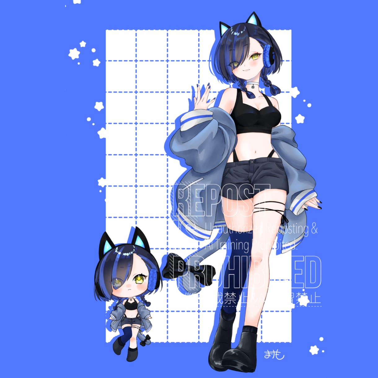 立ち絵やSD等作成します 女の子やSDキャラを描くのが得意です！ イメージ1