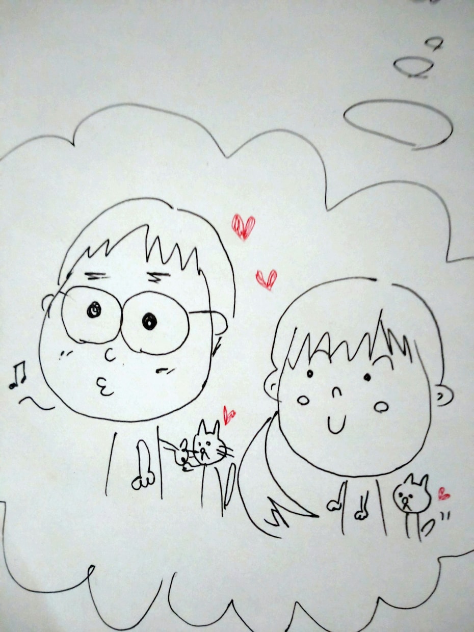 かわいい絵をかきます かわいい癒やしの絵です。ほんわかします イメージ4
