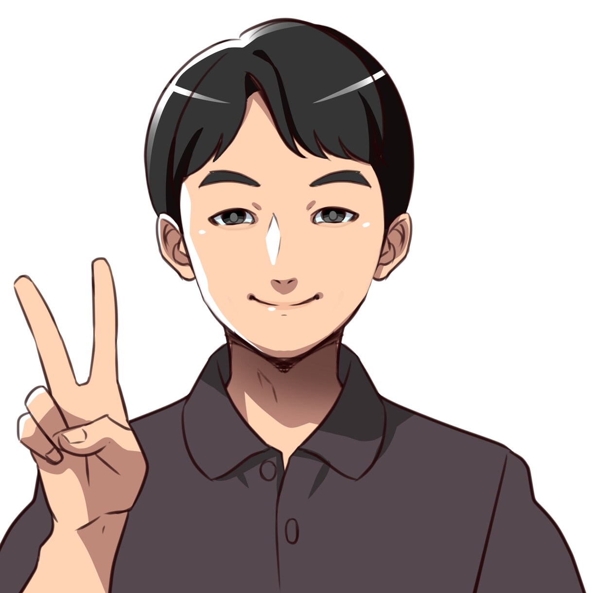 アニメ風アイコン描きます ★最安値★SNS等で際立つ！アニメ風の似顔絵☆ イメージ2