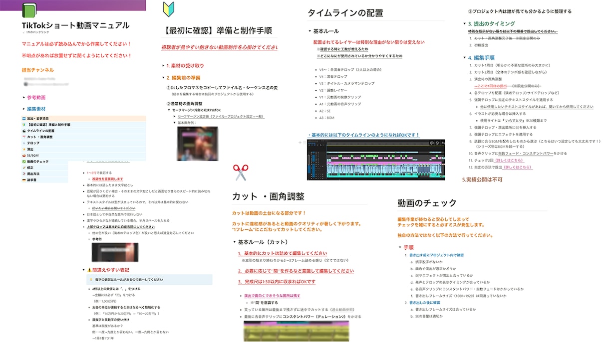修正指示が減らせるマニュアルを作成いたします ディレクションを効率化して他業務に使う時間を増やしませんか？ イメージ4