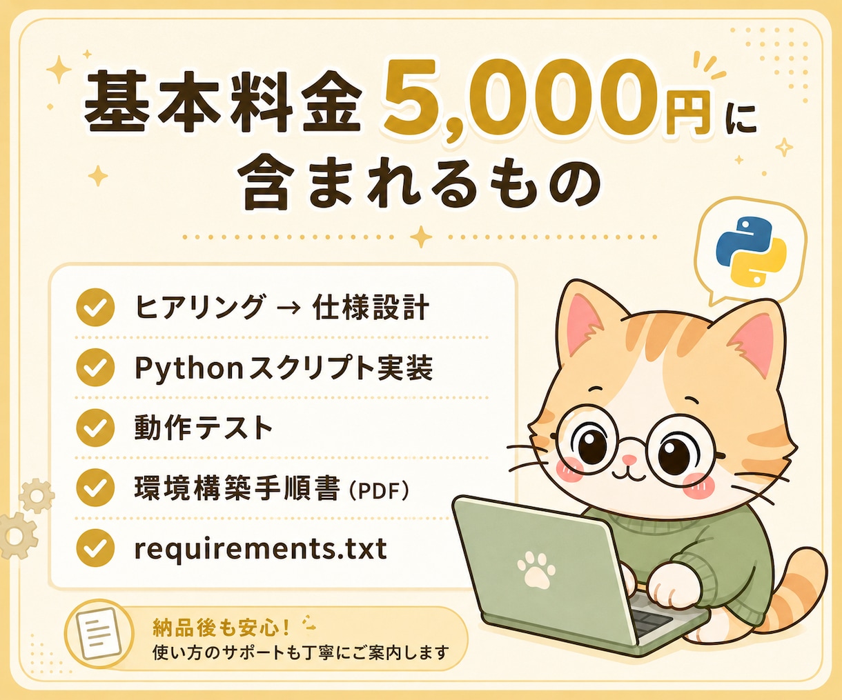 CSV処理のPythonスクリプトを作成します 公開API・JSON変換・ファイル整理対応 イメージ7