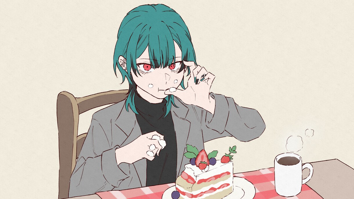 格安・納品早！かっこかわいいイラスト描きます アイコン、サムネ、立ち絵などシンプルで目をひくイラストを イメージ4