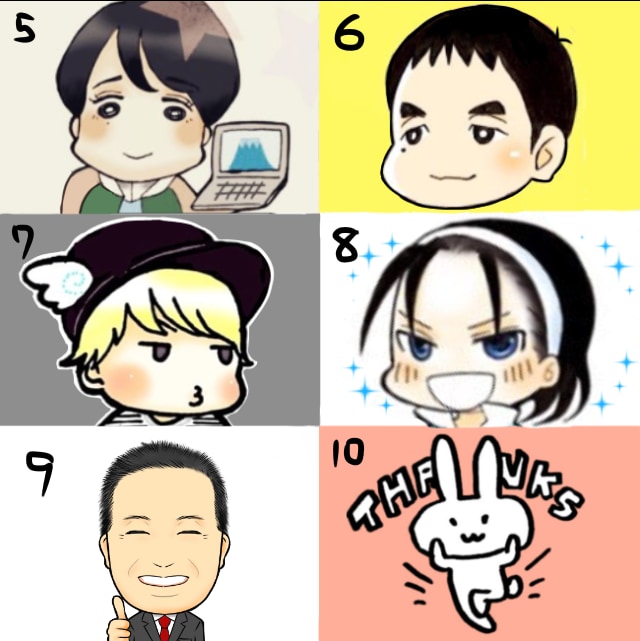 アイコン・ブログに！ゆるいイラスト・似顔絵描きます SNS・ブログなどに簡単な似顔絵や表情別イラストを イメージ2