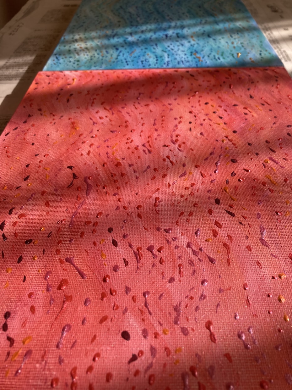 エネルギーを感じで描いた抽象画を販売します 日常にホッとするアートを。あなたに寄り添う絵を描いています。 イメージ3