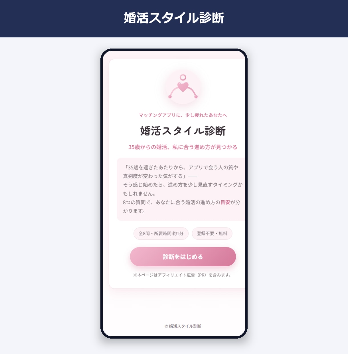 アフィリエイト用の診断ツールを即納します 13ジャンル完成済み・リンクを入れるだけで公開OK イメージ4