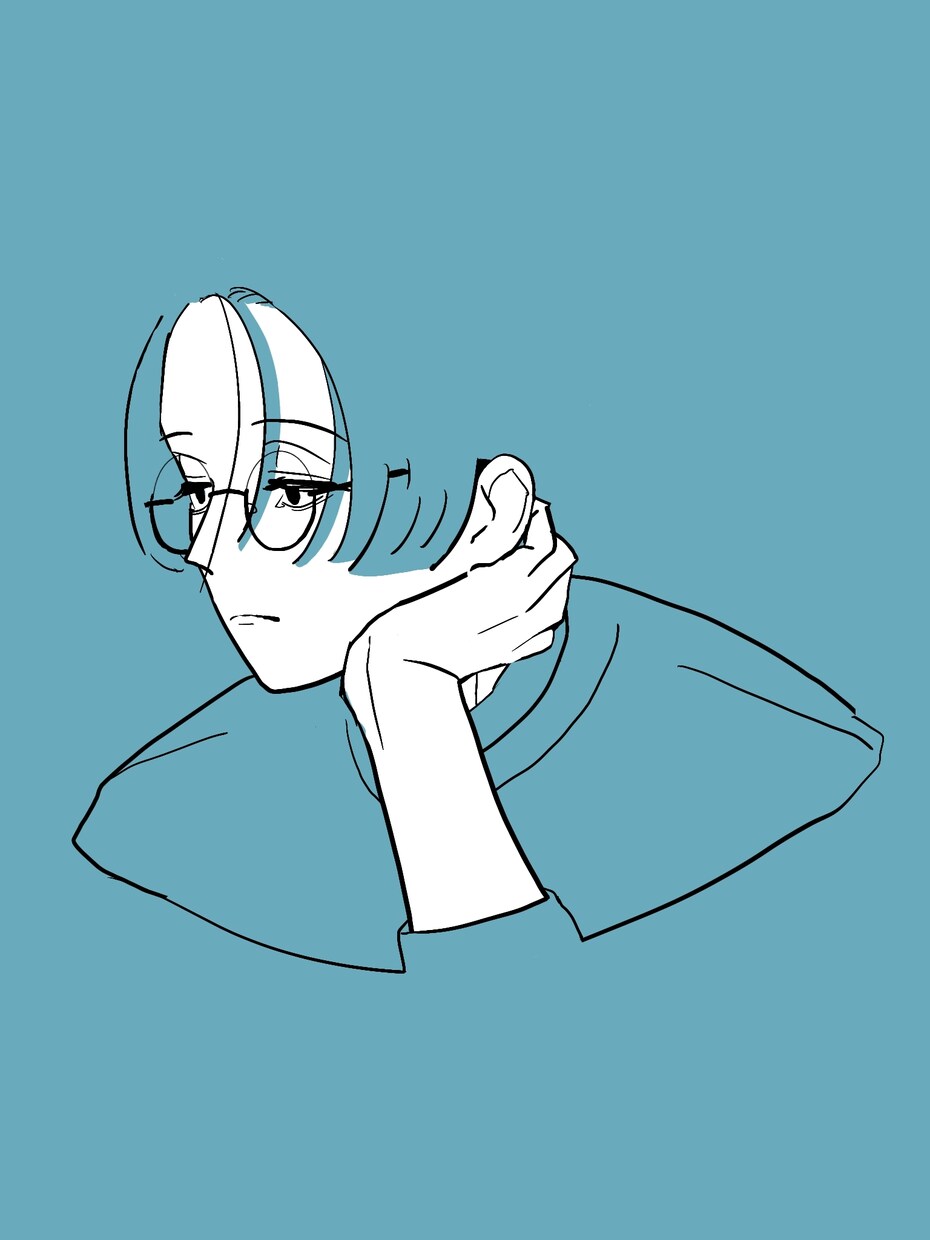 単色塗りのかっこいいイラストを描きます シンプルでかっこいいイラストを求めるあなたに。 イメージ2