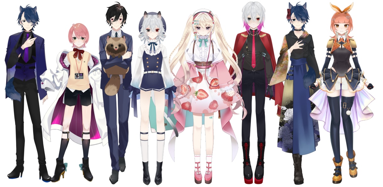 キャラクターデザイン・立ち絵制作致します 商用利用可！Vtuber立ち絵・IRIAM・TRPGなど イメージ7