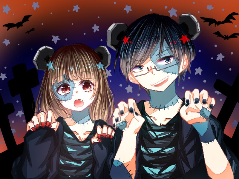 夢絵イラスト描きます 二次元のキャラクター様と依頼者様のイラストを描きます イメージ1