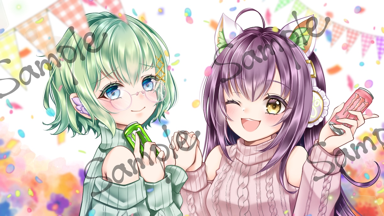 SNS等で使えるアイコンを制作します 女の子のイラストを描くのがすきです♪ イメージ9