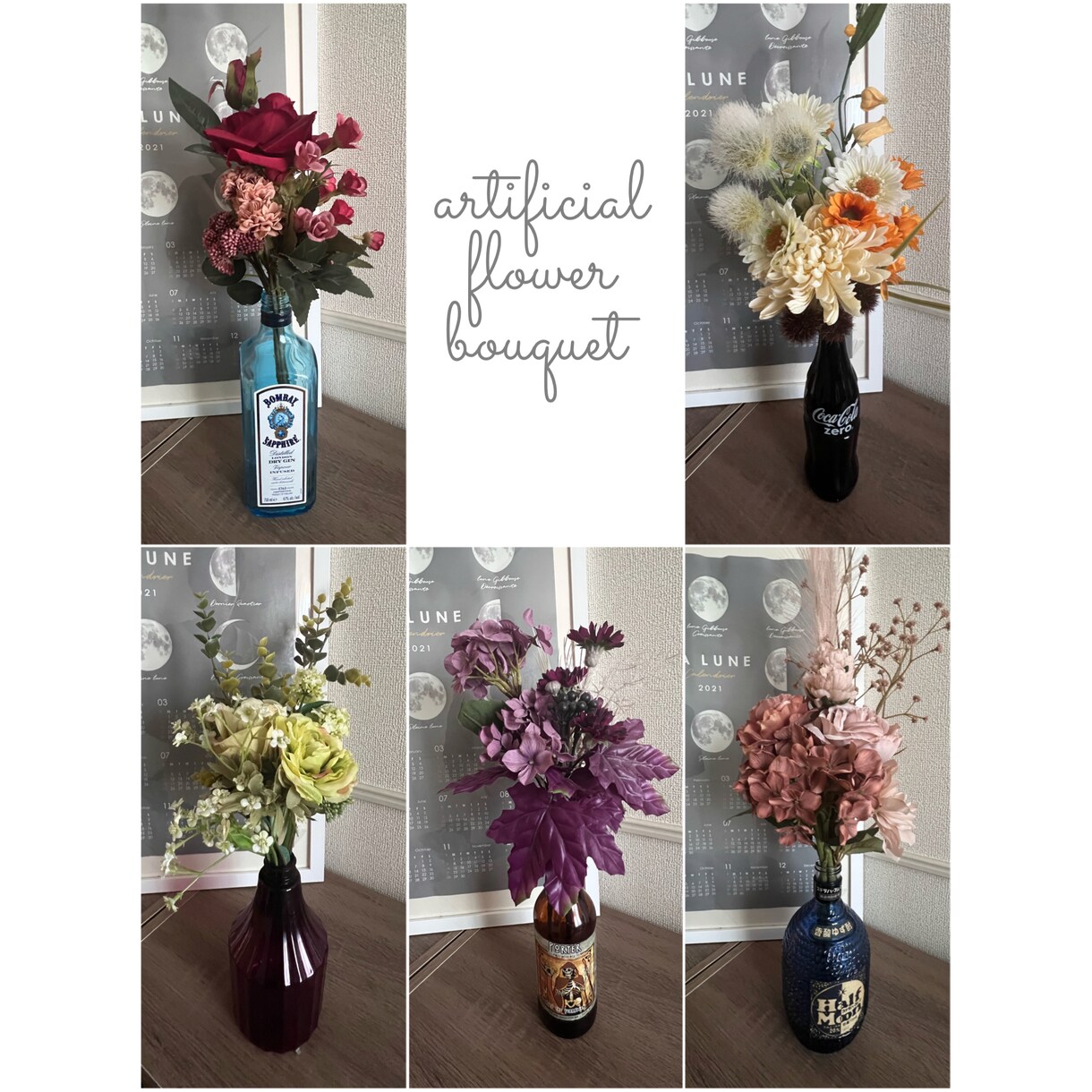造花で好きな色味の花束作ります 好きな色や推し色の花束を置いて家を可愛くしませんか？♥ イメージ1