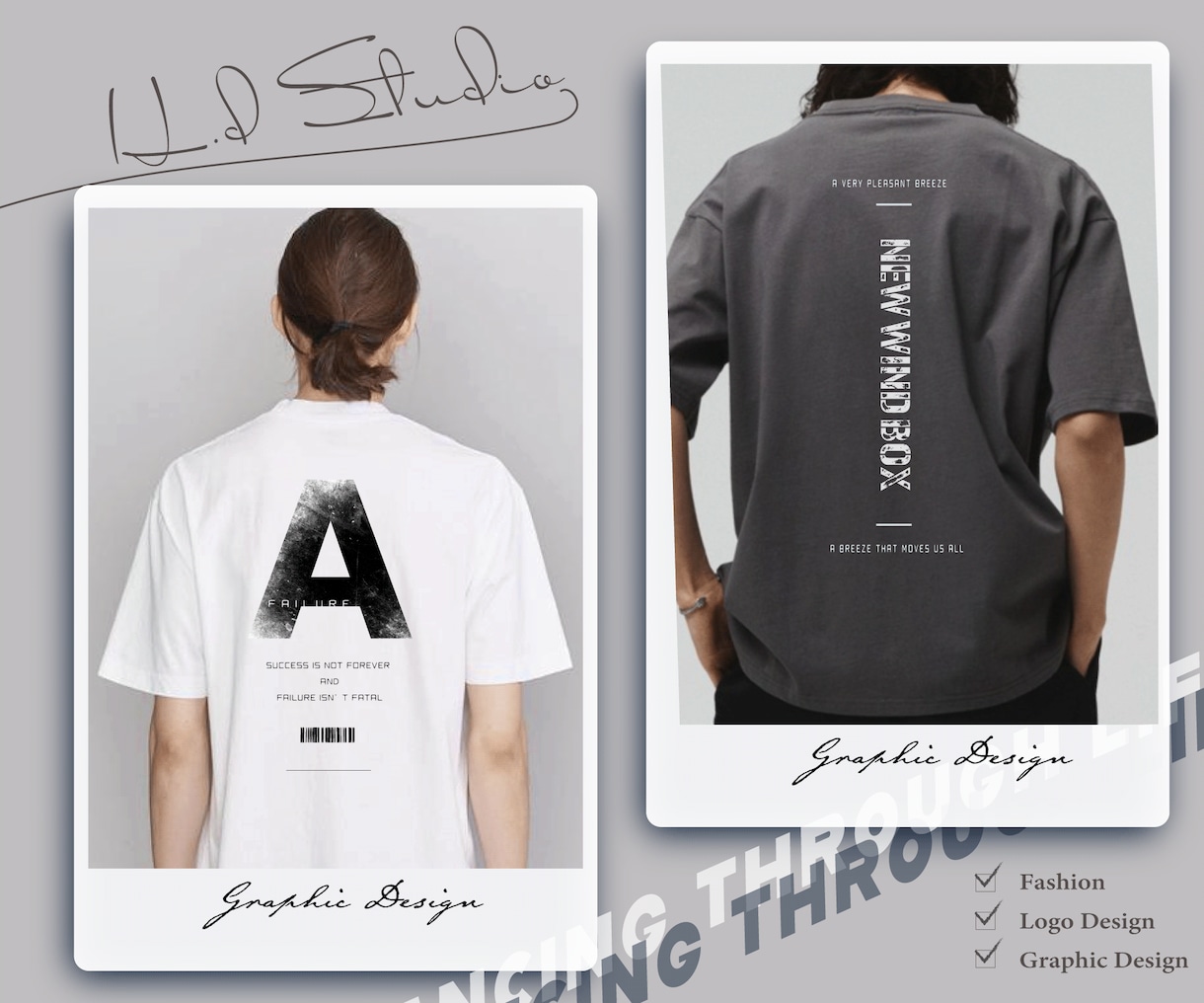 感度の高いロゴやTシャツプリントをデザインします 大手企業御用達デザイナーが"映えるデザイン"作成します。 イメージ3