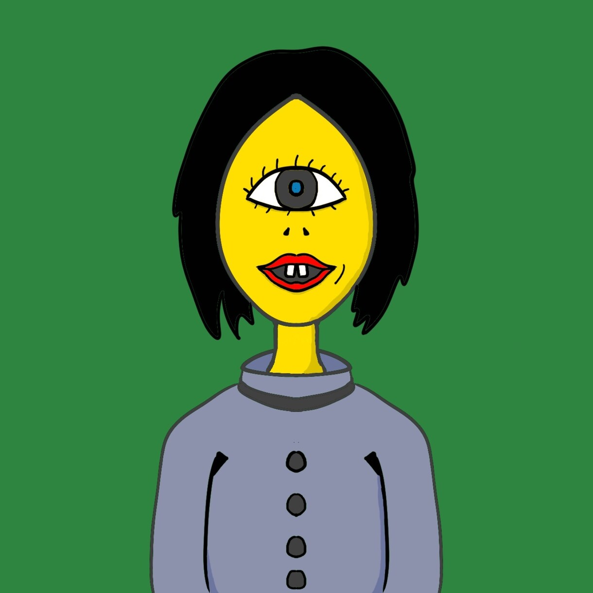SNSアイコンにおすすめのキャラクター作成します 漠然としたイメージのみでオリジナルキャラクターを描きます イメージ3
