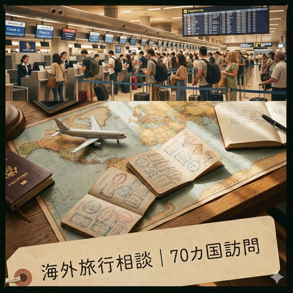 海外旅行歴10年・あなたの旅行を個別に相談します あなたの旅行を個別に相談・アドバイスします(^^) イメージ10