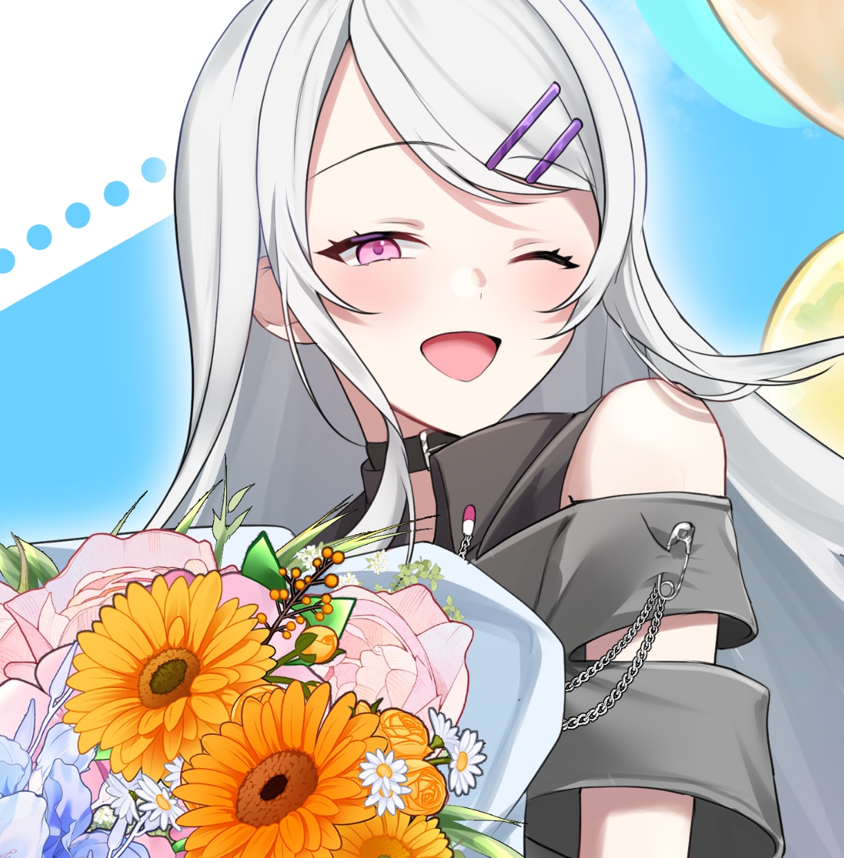 可愛い女性キャラの立ち絵・一枚絵を制作します 歌ってみた/配信サムネなど、構図やキャラデザから相談OK イメージ1