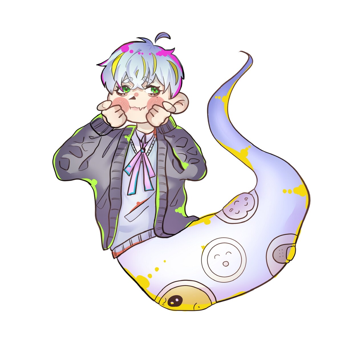 4等身のデフォキャラを描きます デフォルトキャラを可愛いからカッコイイまで幅広く描きます イメージ5