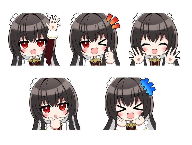 商用利用込み!SDイラスト・スタンプ作成します 企業実績有!メンバーシップ・グッズ用・SNSアイコンに! イメージ6