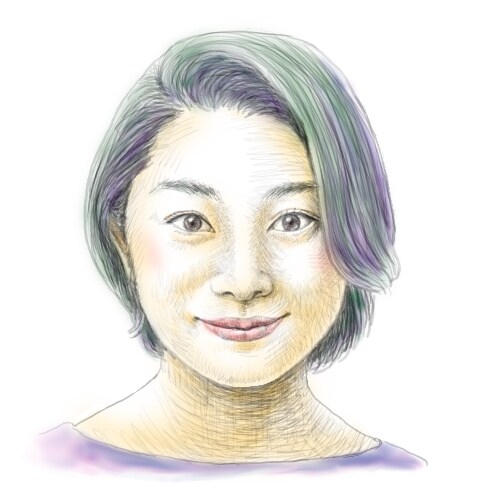 デジタルによる鉛筆&淡彩でふんわり似顔絵描きます 好きな色彩イメージでふんわり優しい雰囲気を演出します イメージ6