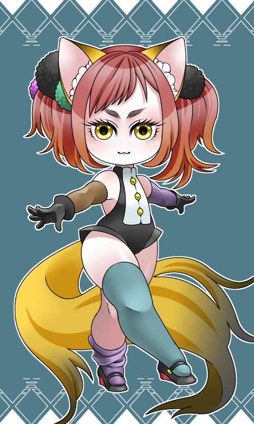 デフォルメ・ミニの全身キャライラストなど作成します スレンダーは鉄板♪ぽっちゃりも魅力がある！どんな体型にも対応 イメージ6