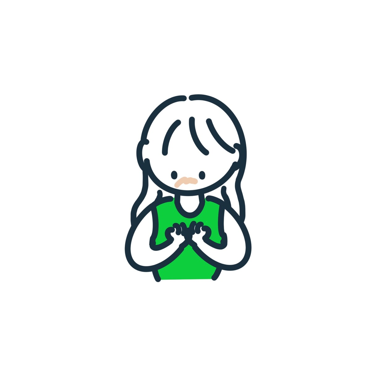 太めの線で日常のひとコマを描きます シンプルなイラストで、特別なひとときを切り抜きます♩ イメージ9
