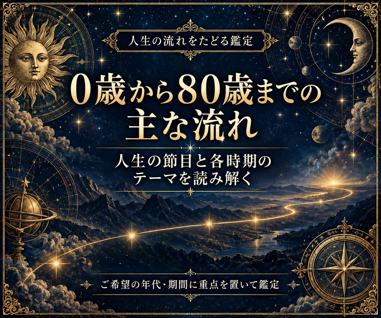 古典占星術で人生の節目を読みます 過去の歩みを振り返り、これからの人生の流れを知る イメージ4