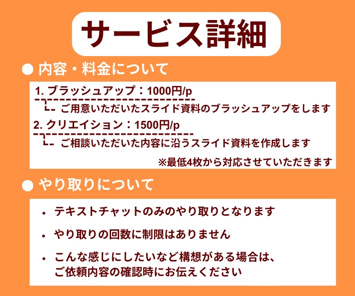パワポで資料作成をサポートします プレゼン・発表・学習スライドなどに対応！ イメージ3