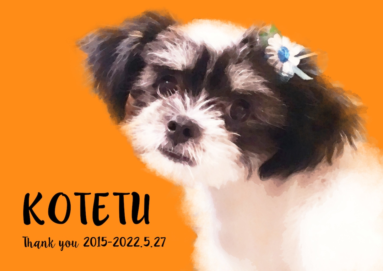 ペットをイラストに致します ペットの写真が水彩画風の似顔絵に♡ イメージ4