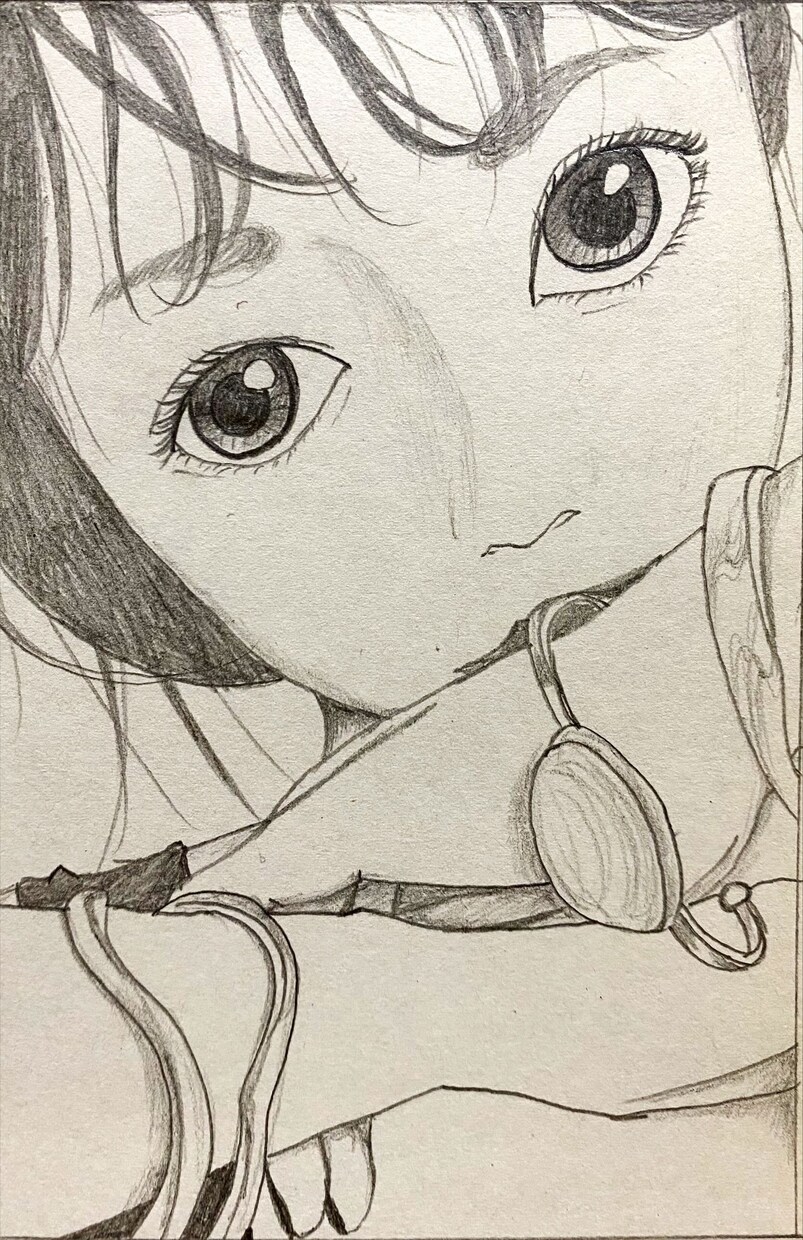 鉛筆･色鉛筆･ボールペンで人物イラストを描きます 顔のイラストから全身のイラストまで。原画郵送可能です。 イメージ2