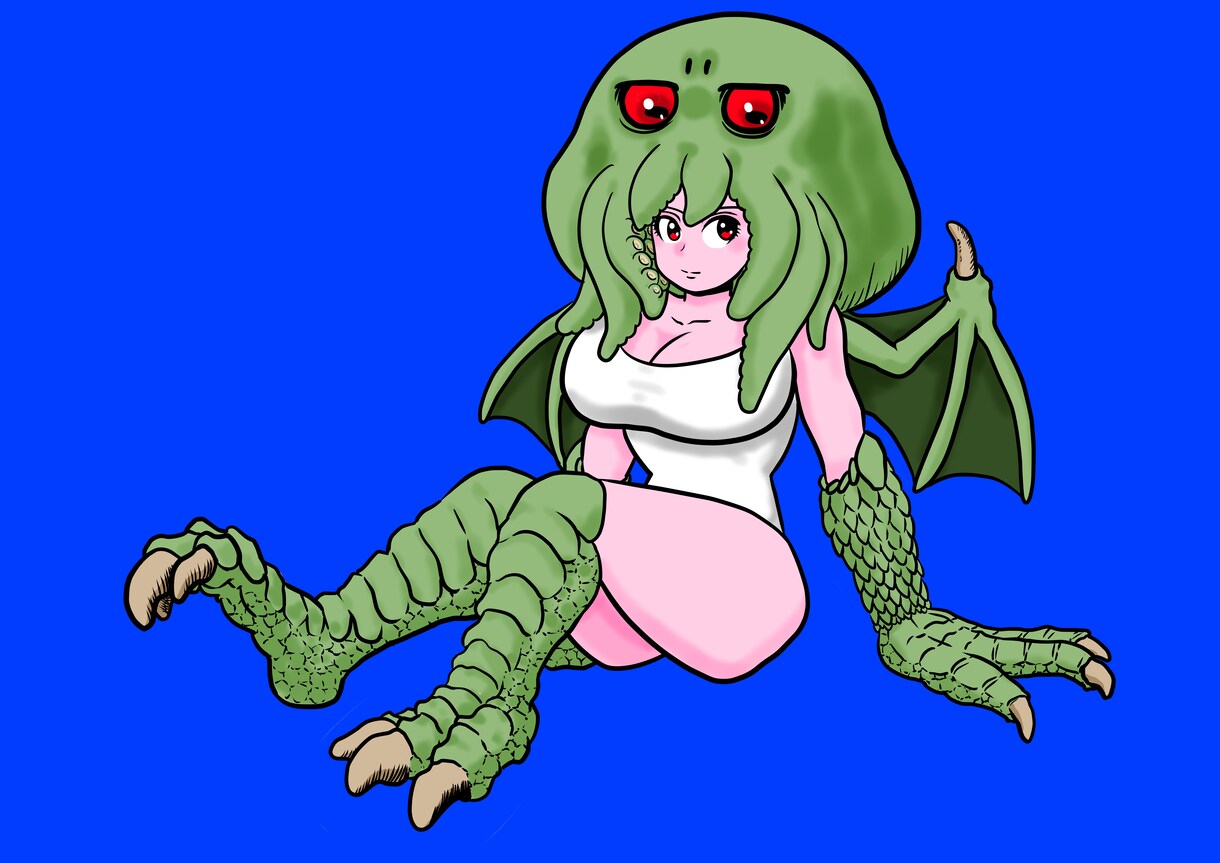 女の子モンスター描きます 女の子とモンスターの合体イラストを制作いたします イメージ4