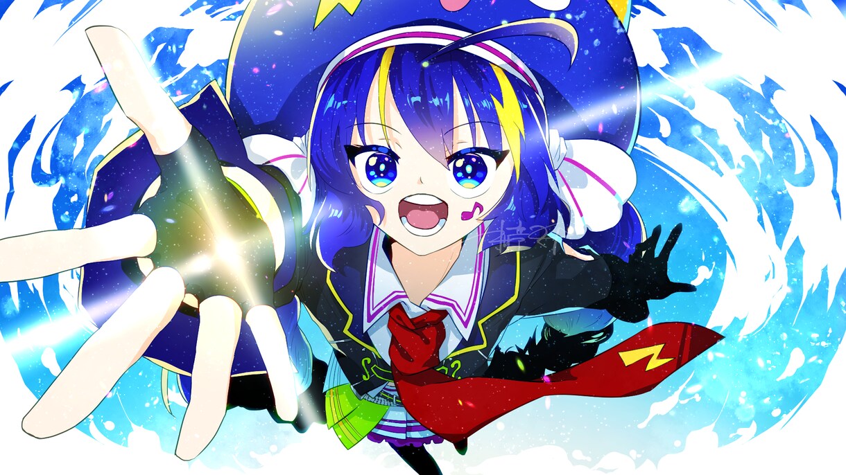 本の表紙や動画用の一枚絵描きます 動画や本の表紙にどうぞ！ダイナミックな構図もお任せ！ イメージ4