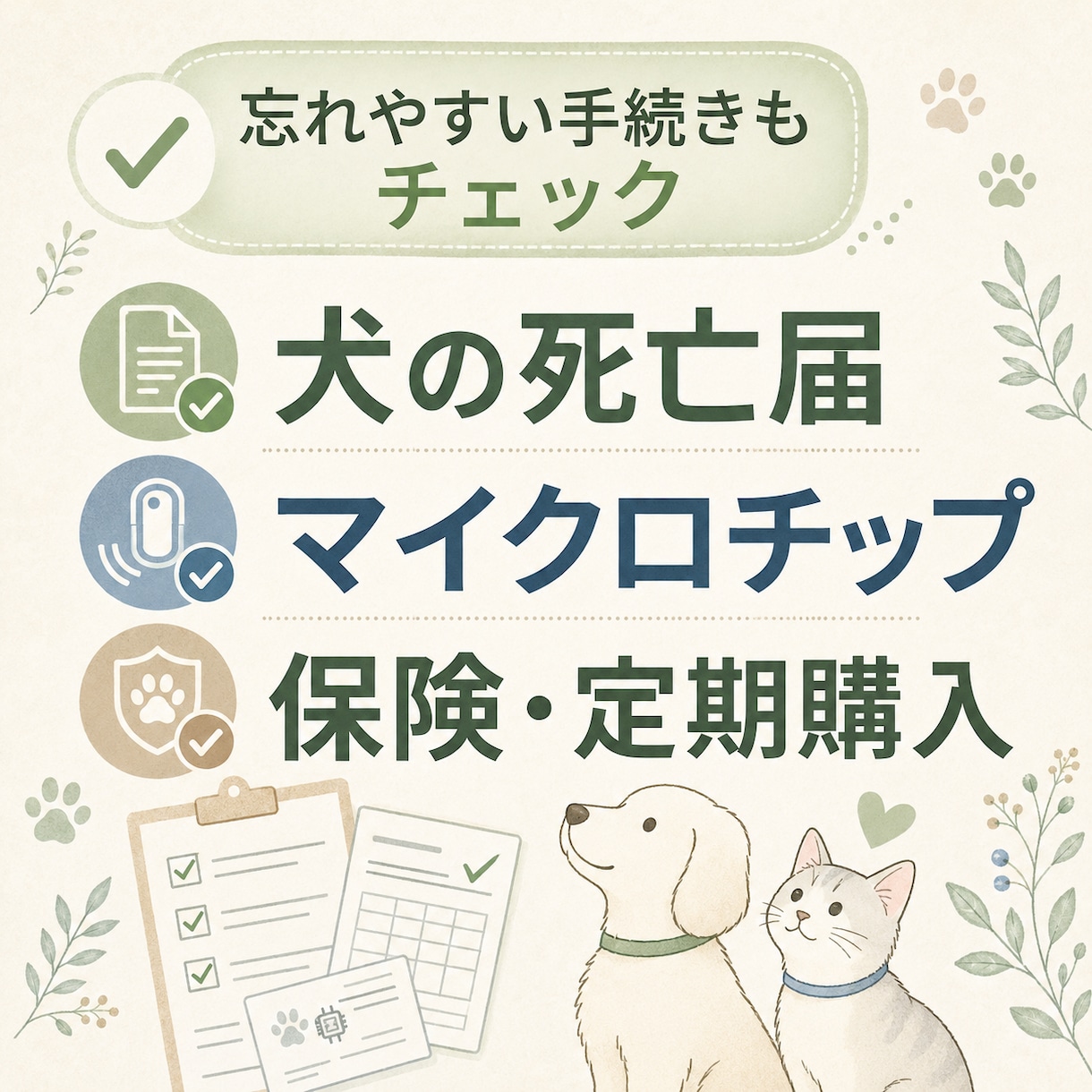 ペットとの別れに備える終活資料をお届けします 看取り・葬送・手続き・心の整理を、やさしく一冊に イメージ6