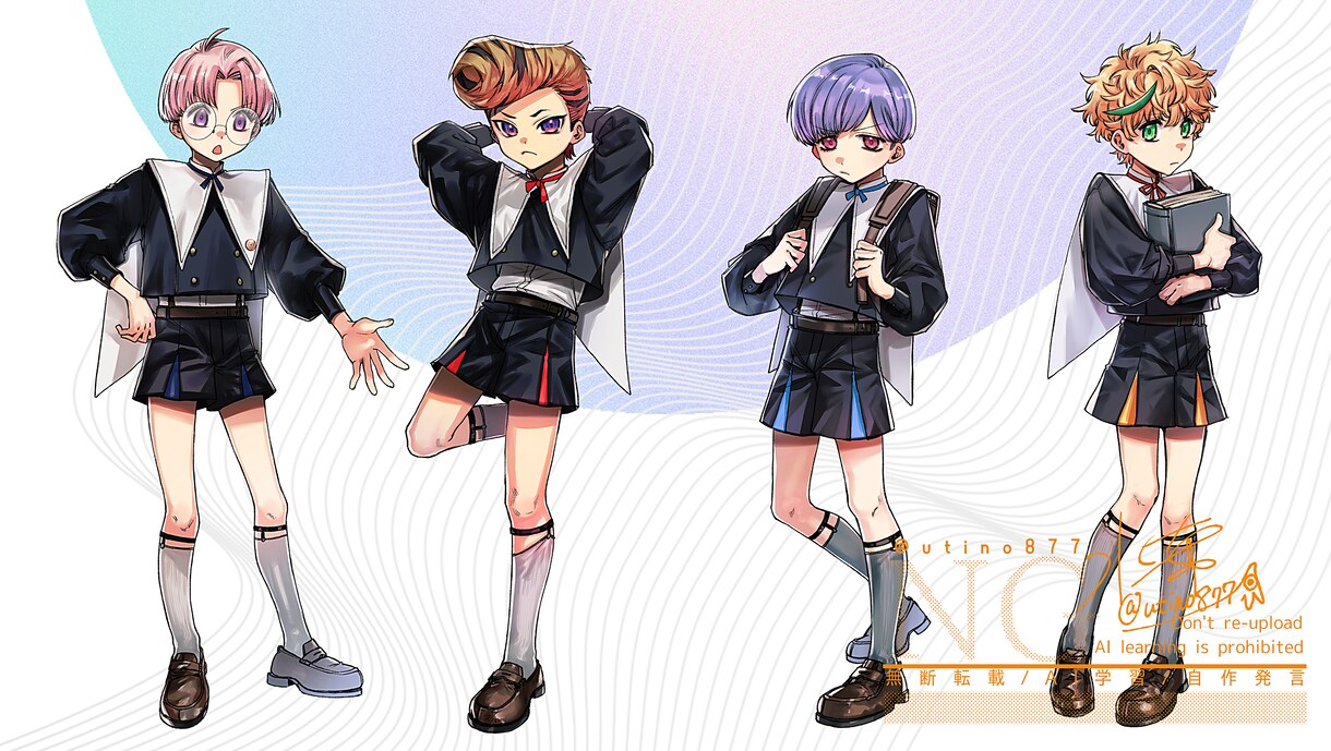 TRPG、動画、IRIAM等の立ち絵作成 します 創作キャラクターの立ち絵を制作いたします イメージ9