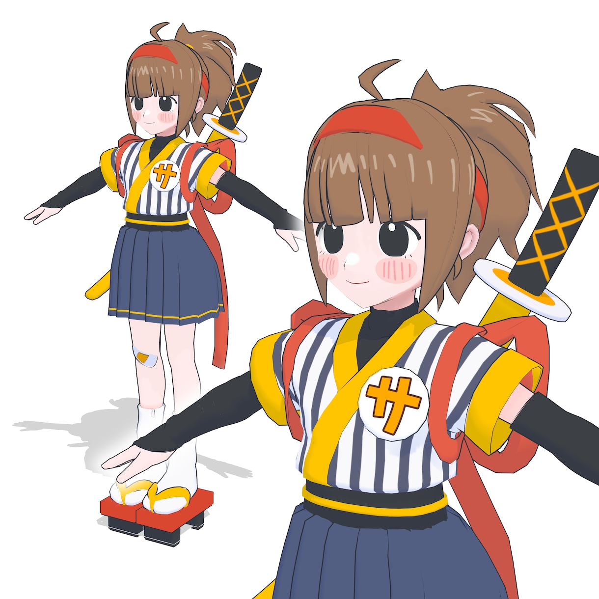 3Dモデルの衣装・小道具類を制作します Vtuber・VRC等で使用できる3D衣装・小道具類の制作 イメージ7