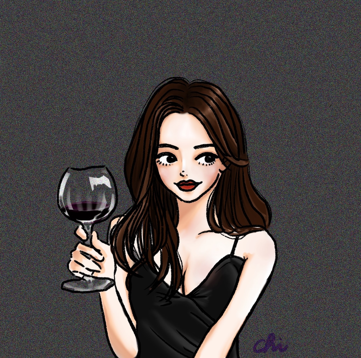 おしゃれで個性的⭐︎SNSアイコン・似顔絵描きます SNS映え◎アイコン・ヘッダーにぴったりの女の子イラスト！！ イメージ8